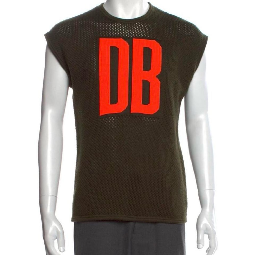 dirk bikkembergs vintage wool knit sweater vest